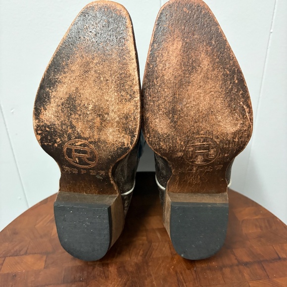 Roper Women's American Beauty Flag  Snip Toe Ankle Boots Size 6 - Picture 9 of 9